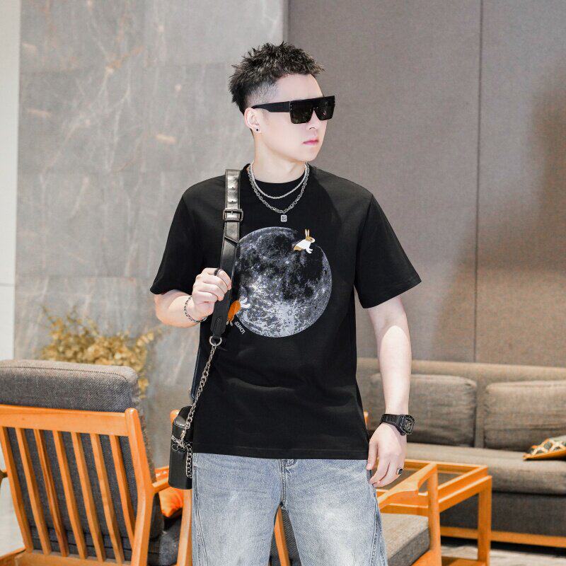 2026年新款微阔短袖T恤钱塘3019TX3075P75真模，男装T恤，电商A023