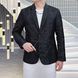 2026年新款高端提花休闲小西装钱塘3019X6702P160真模，男装西服套装，电商A023