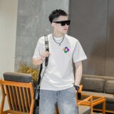 2026年新款短袖T恤钱塘3019TX3093P78真模，男装T恤，电商A023