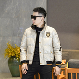 Y9855P3352025高端冬季90%白鸭绒绣花立领羽绒服真模365，男装羽绒服，电商A023
