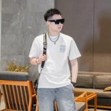 2026年新款短袖T恤钱塘3019TX3095P75真模，男装T恤，电商A023