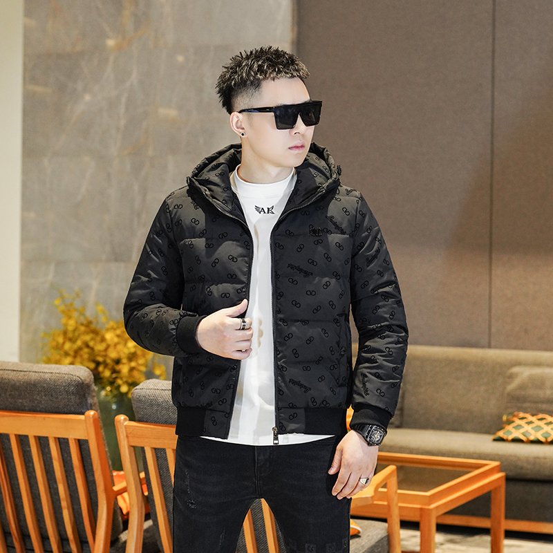 Y9881P3002025高端冬季90%白鸭绒连帽植绒羽绒服真模，男装羽绒服，电商A023