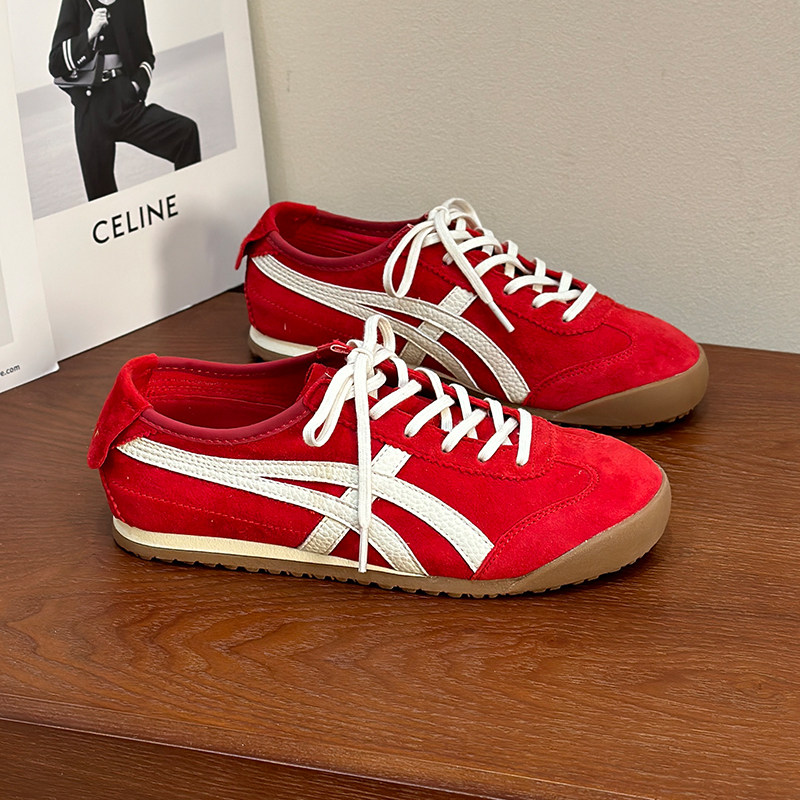 真皮复古德训鞋女春季2026新款爆款百搭超火软底运动休闲阿甘板鞋,女鞋,德训鞋,淘宝优惠券,粉丝福利购,淘宝优惠卷