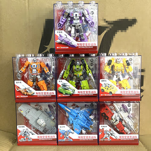 海陆空战斗机航母坦克导弹穿梭直升机合体变形玩具儿童生日礼物