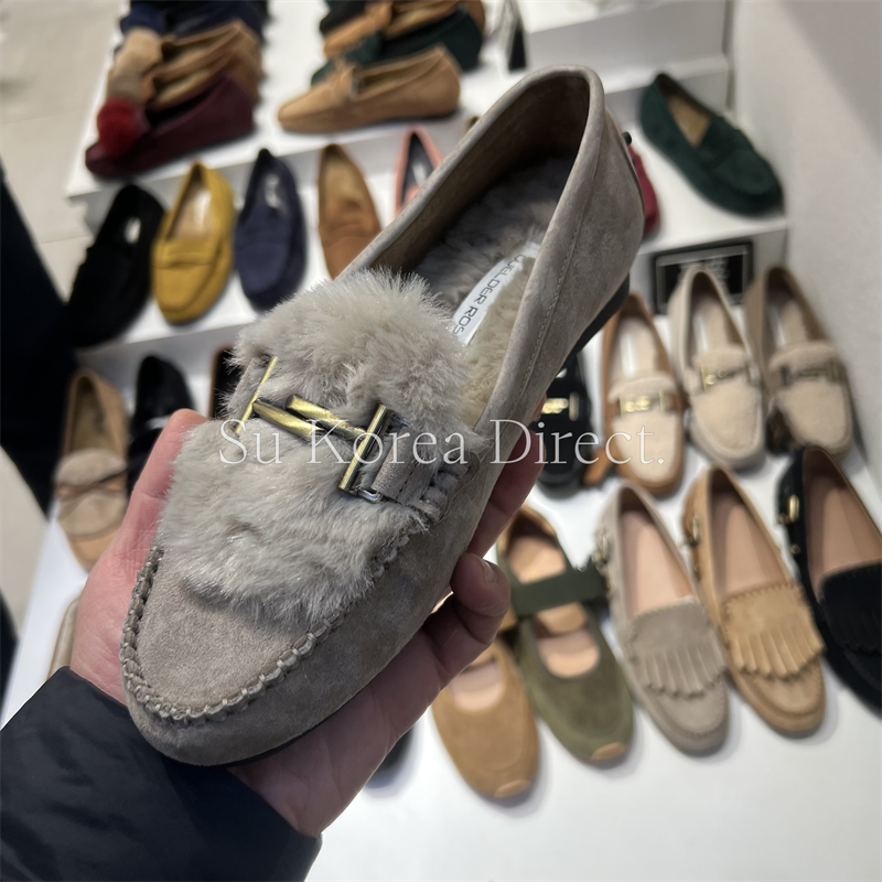 休闲风绒面毛毛乐福鞋女小小苏冬季新款一脚蹬金属扣加绒豆豆鞋,女鞋,乐福鞋（豆豆鞋）,淘宝优惠券,粉丝福利购,淘宝优惠卷