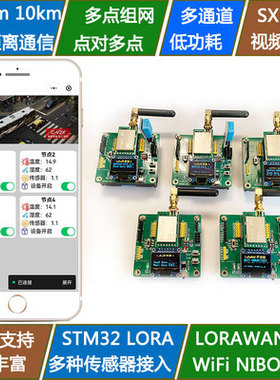 STM32 LoRa开发板LORAWAN模块433M远距离SX1268数传WIFI