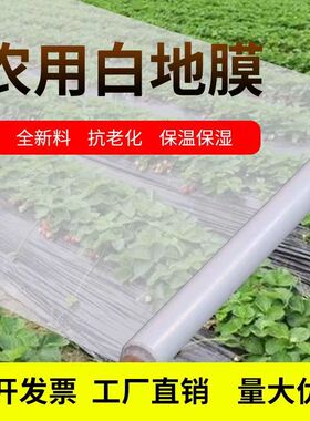 地膜农用种植薄膜农资保温保湿农用膜白色地膜塑料膜蔬菜大棚薄膜