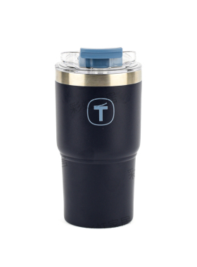 特百惠660ml 1.1L大T吸饮杯 车载便携大容量户外旅游不锈钢保温杯