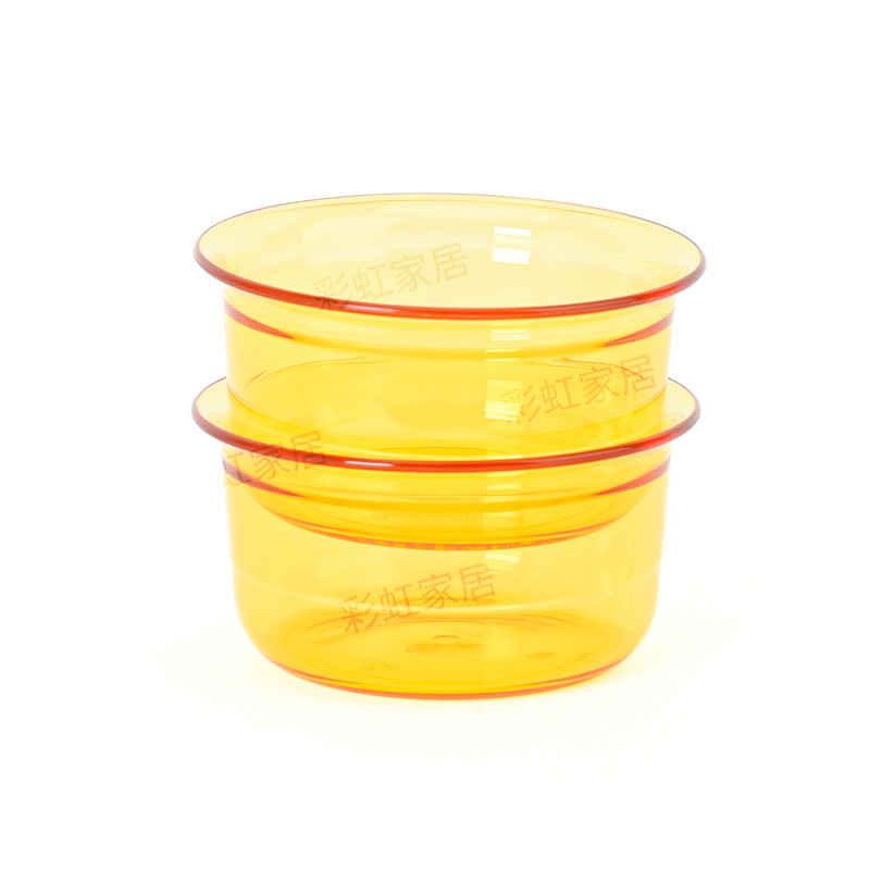 （海）特百惠 150ML晶莹碗 家用透明彩色炫彩防摔塑料小碗