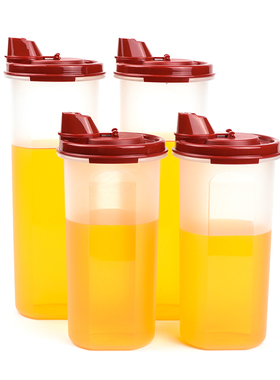 特百惠 650ML 890ML油壶四重奏 厨房大号中号密封防漏油壶