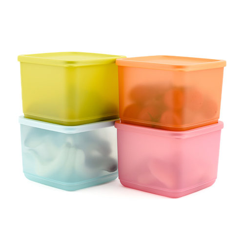 特百惠1L新冷藏方形塑料保鲜盒