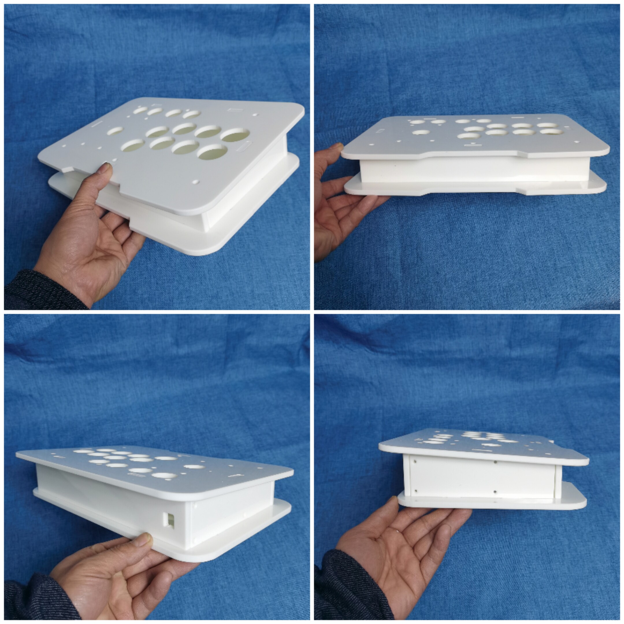 DIY摇杆外壳白色亚克力外框苍炎主板街机外壳组装摇杆三和摇杆