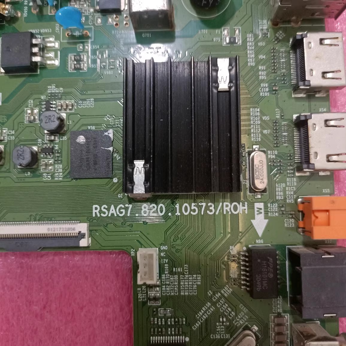 原装海信43E2F/279968主板RSAG7.820.10573屏HD425Y1F61-T0\S1