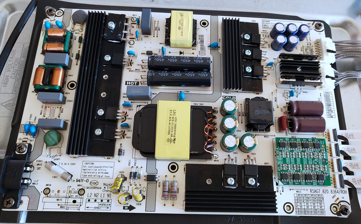 海信HZ55U7A/HZ65U7A/HZ65E6AC电源板RSAG7.820.8364/ROH