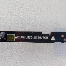 海信H65A55E HZ55A66E遥控接收板 开关按键板RSAG7.820.8759