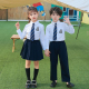 儿童春秋季 幼儿园园服韩国小学生秋装 套装 衬衫 学院风班服 校服长袖