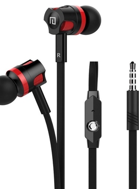 Sport Ear phones with Earbuds Mic 3.5mm Wired Earphone Ster