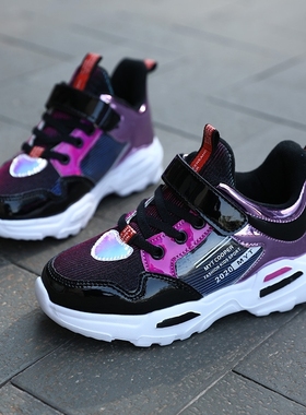 Winter Kids Shoes Girls Leather Children Students Sneakers