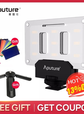 Aputure AL M9 Pocket LED Video Light on Camera Studio Light