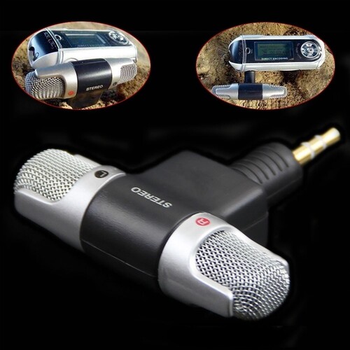 JETTING 1PC Mini 3.5mm Jack Microphone Stereo Mic For Recor
