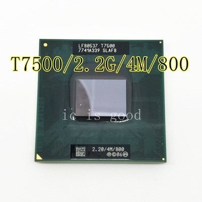 CPU laptop Core 2 Duo T7500 CPU 4M Socket 479 Cache/2.2GHz/