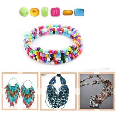 5000Pcs Beads Kit, 3mm Glass Seed Beads, Alphabet Letter