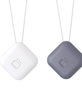 Air Purifier USB Portable Personal Wearable Necklace Negativ
