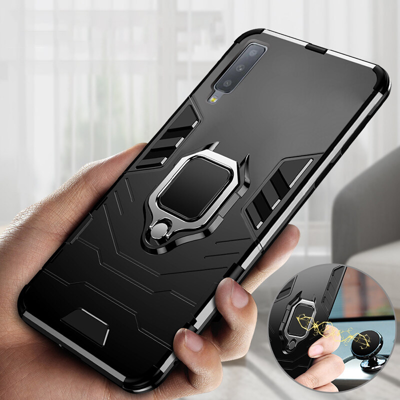 phone case  samsung galaxy a7 a750 2018 case magnetic fundas