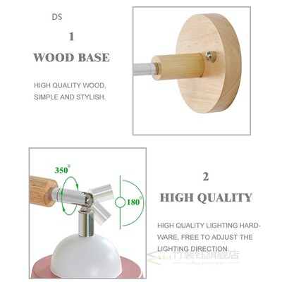 Wooden Wall Lights Bedside Wall Lamp Bedroom Wall Light Scon