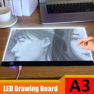 LED A3 A4 A5 USB Digital Tablet Art Portable Graphics Tablet