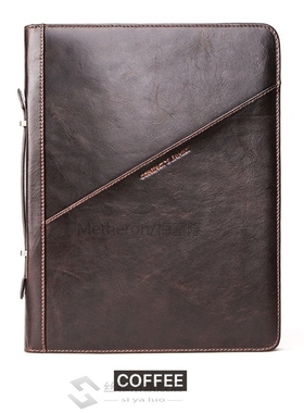 CONTACTS FAMILY Retro Padfolio Cow Leather Case for iPad Pr