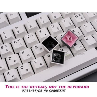 104 keys Korean OEM Profile Thick Pbt Keycap Dye Sub/Double