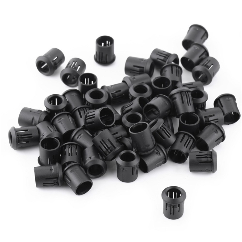 Hot 50Pcs/Lot LED Black Plastic Lamp Holder Lamp Socket Diod