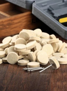 50pcs Grinding Polishing Buffing Round Wheel Pad Wool Felt F
