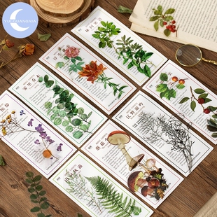 YueGuangXia Botany Old Stickers Scrapbooking Diary Retro Bu