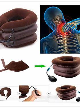 Air Inflatable Pillow Cervical Neck Head Pain Traction Suppo