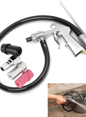 Air Sandblaster Sandblasting Blast Gun+Nozzles+Connector+ube