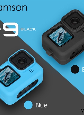 for Gopro Hero 9 Black Soft Silicone Case for Go pro Hero 9