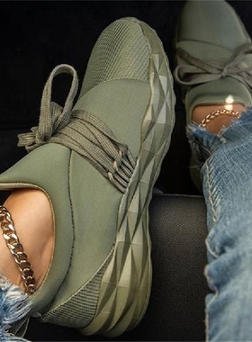 Women Summer Sneaker Lace Up Ladies Walking Running Shoes