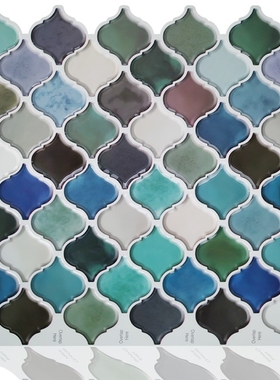 Hot Sale Lantern Tile Self adhesive Back Baffle 3D Mosaic W