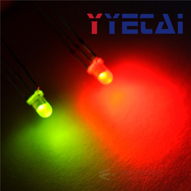 YongYeTai LED 3MM round red and green common cathode mist fr