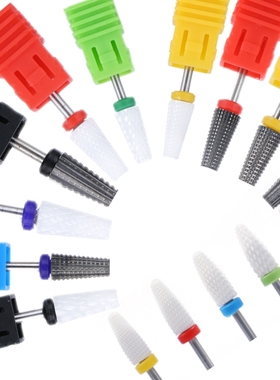 Ceramic Nail Drill Bit Acrylic Gel Remove Polish Apparatus