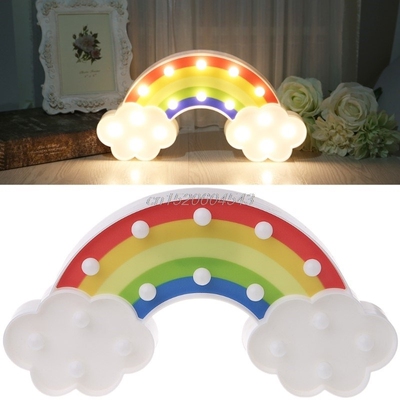 3D RaiNBow moDELLiNg LED Night Light DEcoRativE BEDRoom Lamp