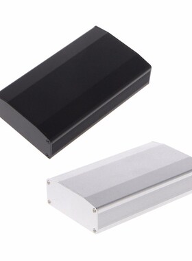 BGEKTOTH 110x64x25.5mm Black/Silver Color DIY Aluminum Enclo