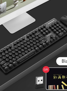 2.4G USB Wireless Keyboard Mouse Combo Ergonomics Gaming Key