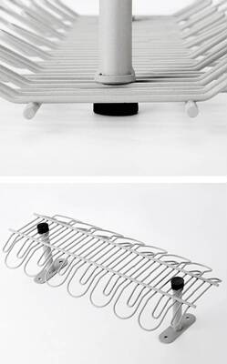 Cable Management Tray Wire Basket Cord Storage Organizer Und