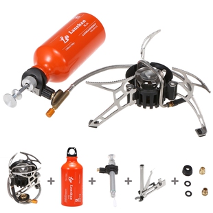 Outdoor Camping Multi Fuel Oil Stove with 500ml Gasoline Fue