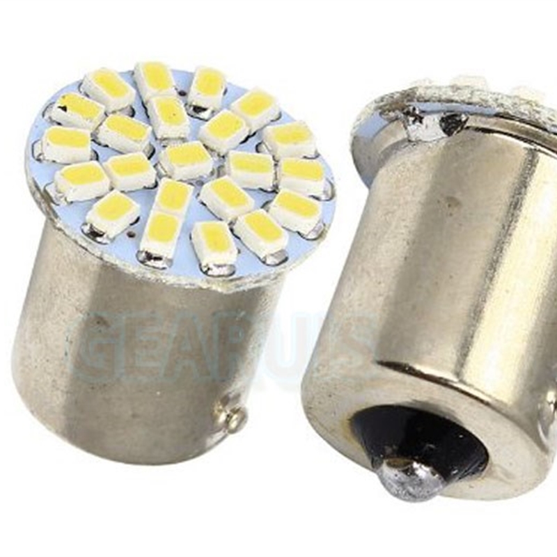 100pcs S25 22 LED 1156 BA15S P21W 1206 22 SMD 12V Auto Car T