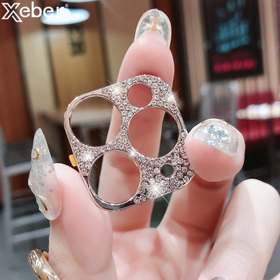 Glitter Rhinestone Camera Lens Protector Film For iPhone 11