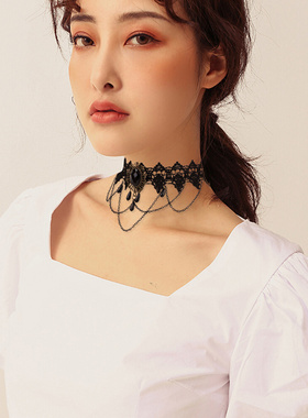 Sexy Necklace BDSM Bondage Lace Adult Games Slave